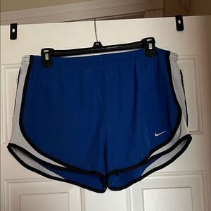 Nike Women's Athletic Shorts in Blue and Gray